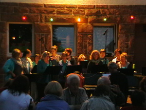 Unser Auftritt beim Flutlicht-Chor Dennach